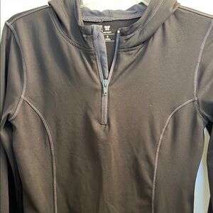 EUC Old Navy Black Half-Zip Hoodie Size Small